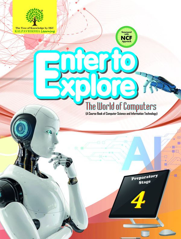 Enter to Explorer for Class 4 (Computer) Textbook Cover